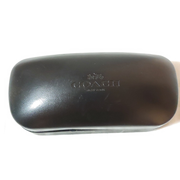 Coach Black Sunglass Case & Microfiber Cloth * Accessory Case - Picture 3 of 4